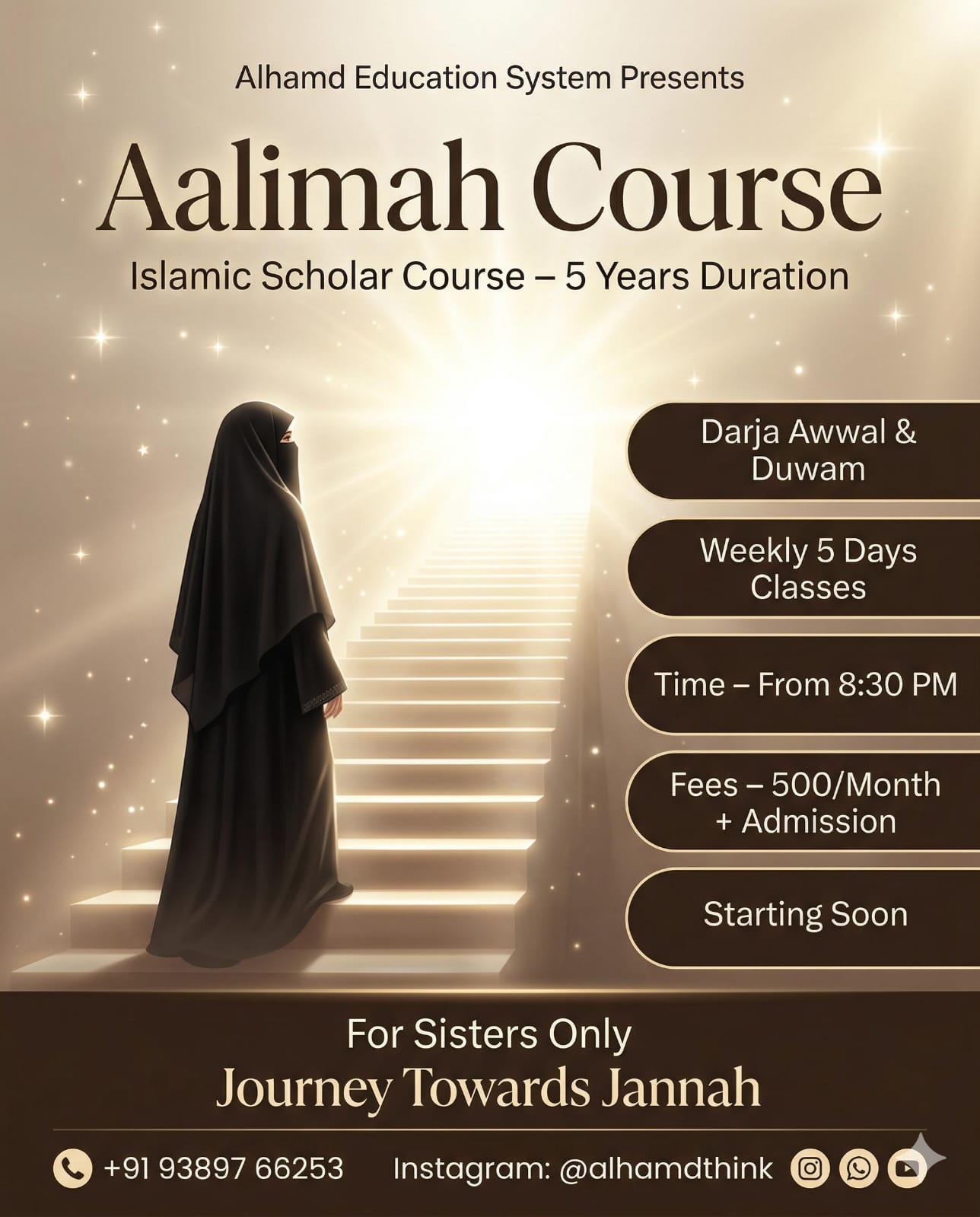 5 years Aalima course for females
