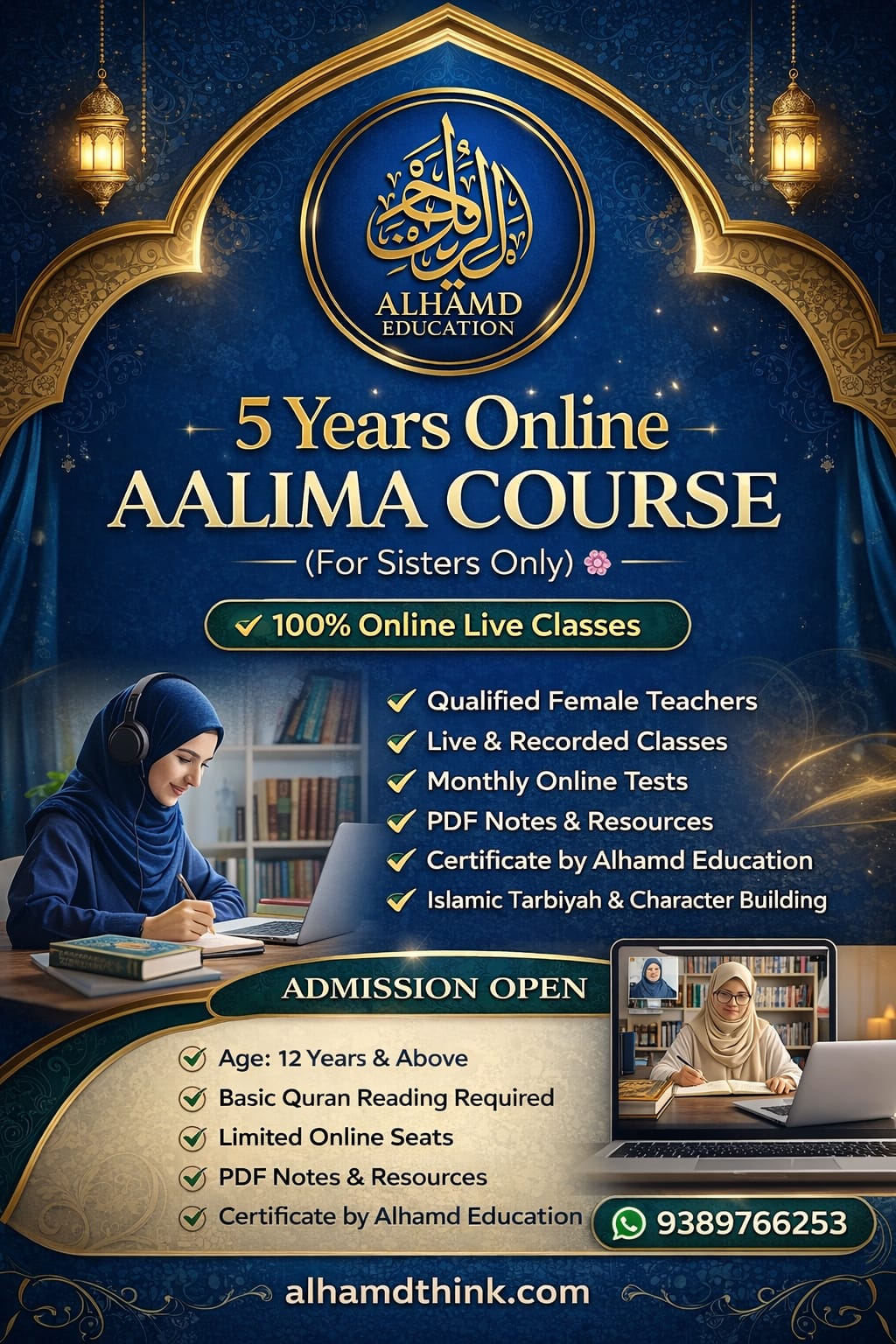 5 years Aalima course for females